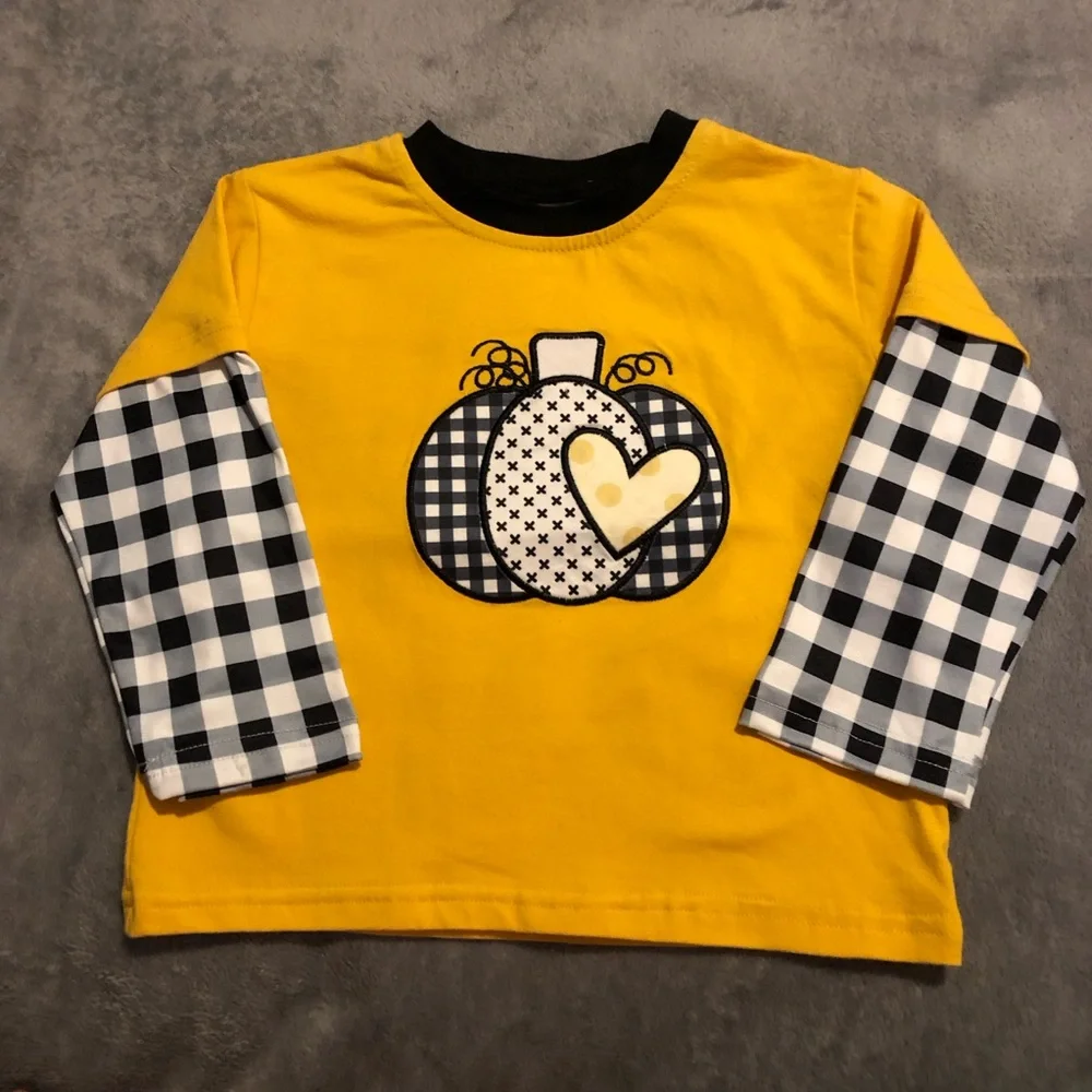 Fall Pumpkin Shirt 12M - Picture 1 of 1